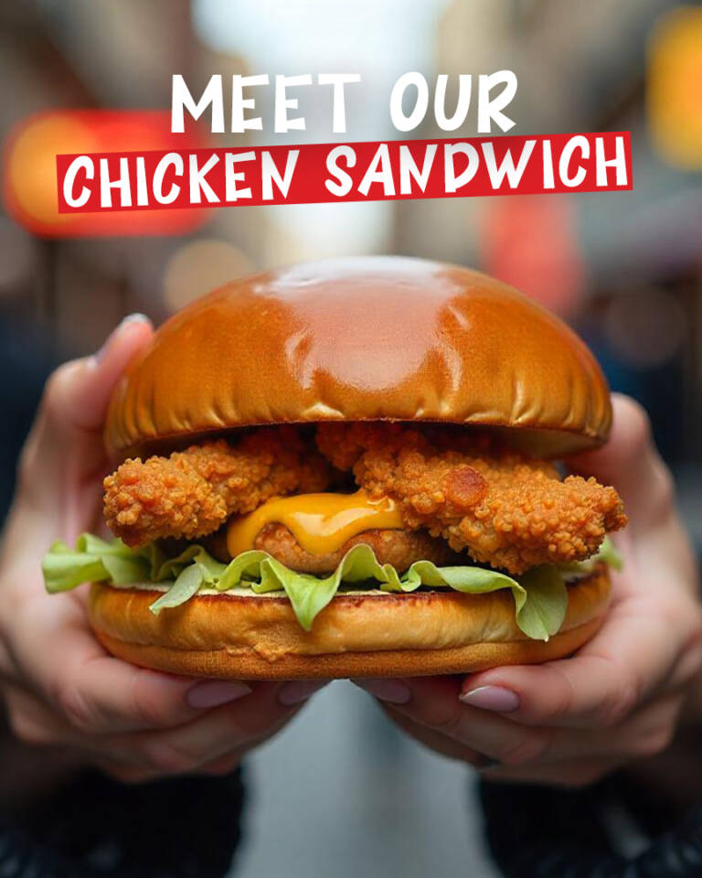 F&B social media design showcasing food photography and restaurant branding.