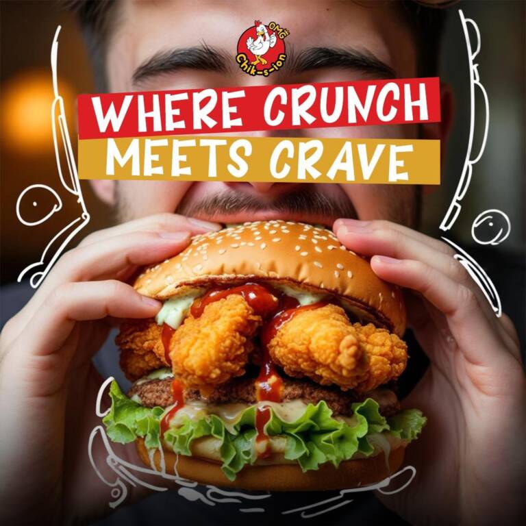 F&B social media design showcasing food photography and restaurant branding.