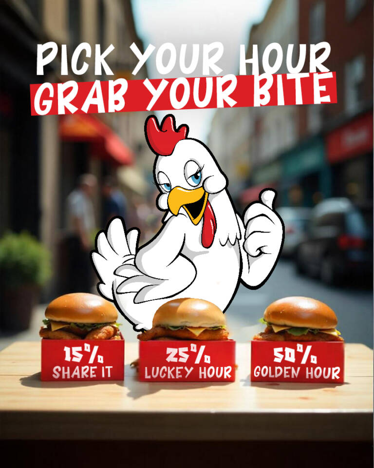 F&B social media design showcasing food photography and restaurant branding.